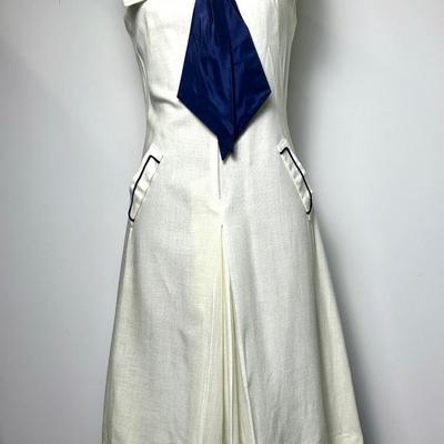 Carol Brent Sailor Collar Dress - Size Small