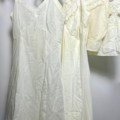 Vintage Cottagecore-Style Slip Dresses & Tops - Size S/M