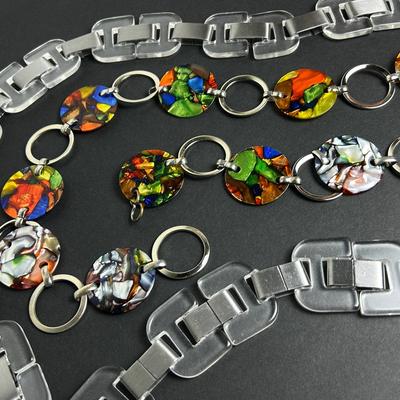 Vintage Chain Belts (2) 