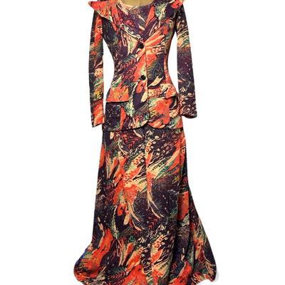 Vintage 2-Piece Dress & Blazer Set (S/M)