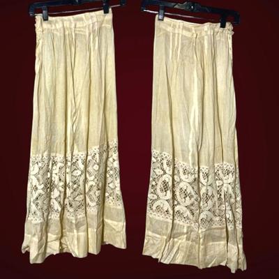 Antique Edwardian Petticoat Underskirts (2) - XS/S