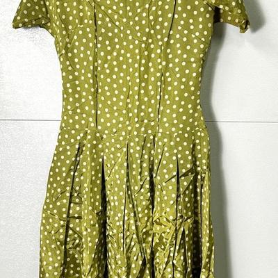 50s Dale Lynn Polka Dot Dress 