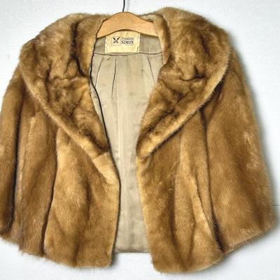 Mink Shrug - Franklin Simon Furs, Size Small