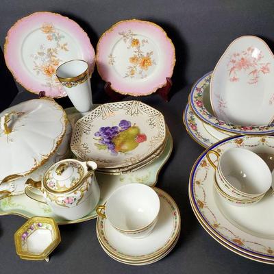 Antique & Vintage China: Bernardaud, Pastaud, Ahrenfeldt, Theo Haviland & More