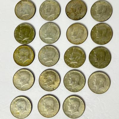 40% Silver Kennedy Half Dollar Coins 