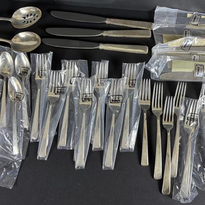 Sterling Silver Towle "Old Lace" Flatware, Some New In Package- Service For 8