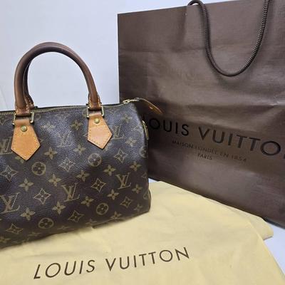 Authenticated Louis Vuitton Speedy 25 Handbag