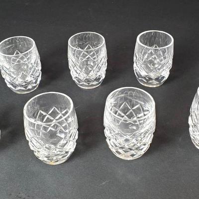 Waterford Alana Shot Glasses (8) - 2 3/8" 