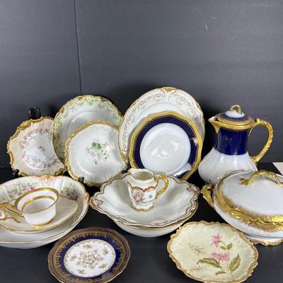 China Including J Pouyat,  Haviland, Guerin Limoges & More