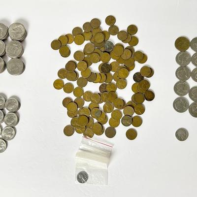 US Coin Collection: Kennedy Halves, Susan B Anthony Silver Dollars, Quarters, Pennies