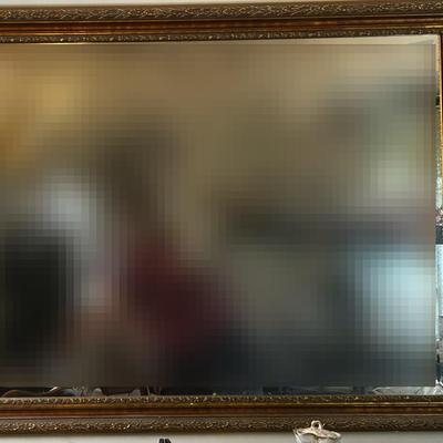 Ornately Framed Wall Mirror - 38x50”