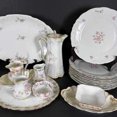 Vintage & Antique China: GDA, Elite Works & Haviland Limoges, Plus Wałbrzych