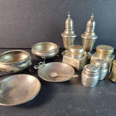 Sterling Silver Shakers & Salt Cellars