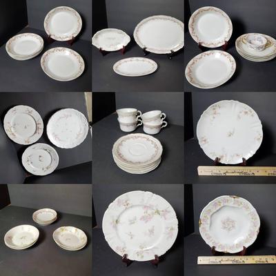 Antique China: Tharaud, Haviland, GDA, & Old Abbey Limoges, Plus Austrian & Bavarian Pieces