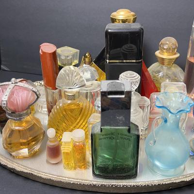 Perfume Collection Including Chanel, Cartier, Byzance & More - Some Bottles Empty 