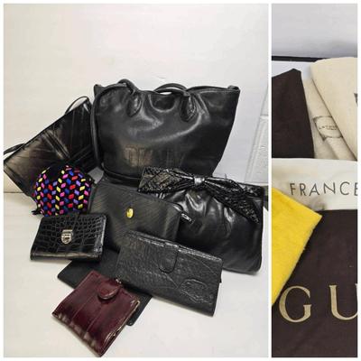 Purses, Wallets & Dust Covers: Mark Cross, Carlos Falchi, Bosca, DKNY & More