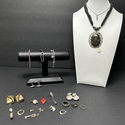 Sterling Silver Jewelry Including Cellini Bracelet & More