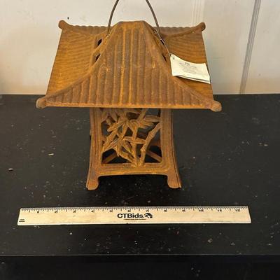 Cast Iron Japanese-Style Lantern With Handle
