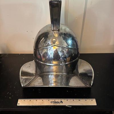 Polished Medieval-Style Lobster Tail Helmet 