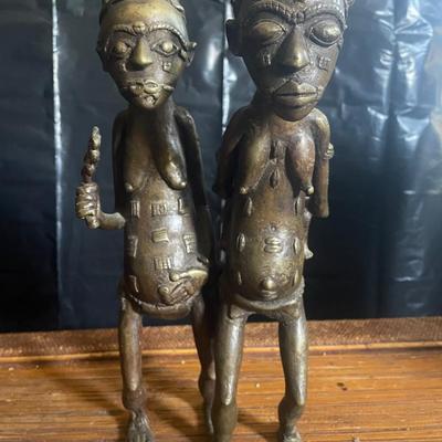 Bronze African Fertility Figures 