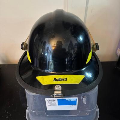 Bullard R721 Firefighter Helmet with Face Shield & Neck Protector