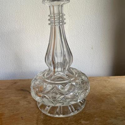 Cut Glass or Crystal  Decanter 