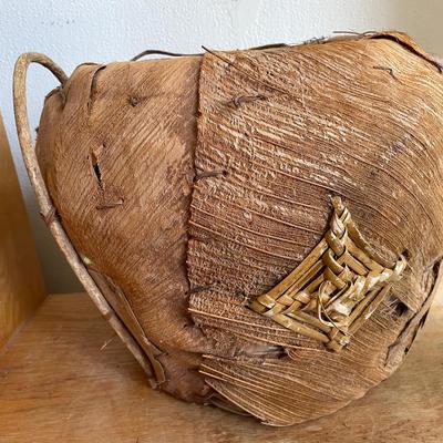 Handmade Woven Coconut Fiber Basket