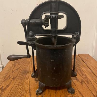 Enterprise Mfg. Co. Metal Sausage Press/Stuffer