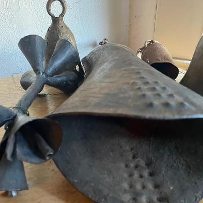 Rustic Metal Bells and Decorative Pieces