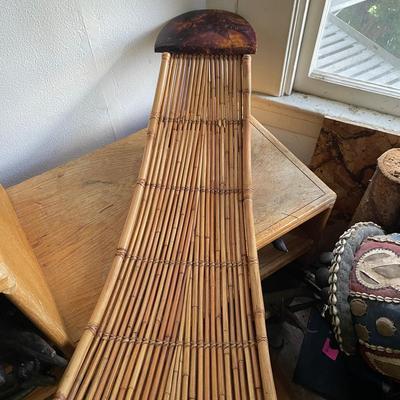 Handcrafted Bamboo and Wood Decorative Bowl