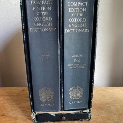 Compact Edition of the Oxford English Dictionary, 1971