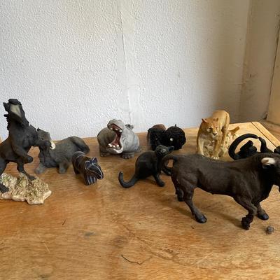 Animal Figurines in Various Materials