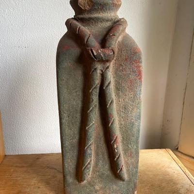 Stoneware Ceramic Vase with Rope Design