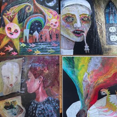 Colorful Signed Art Prints by Abbeth