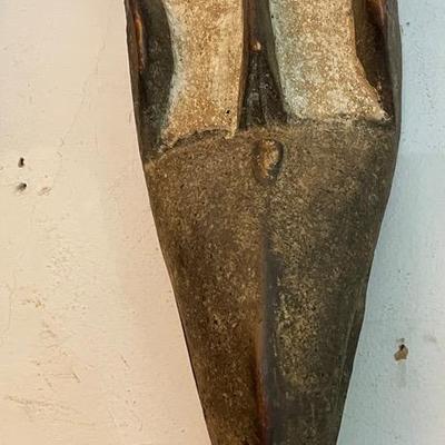Mambila Mask with Triangular Eyes and Domed Crest – Cameroon/Nigeria Region