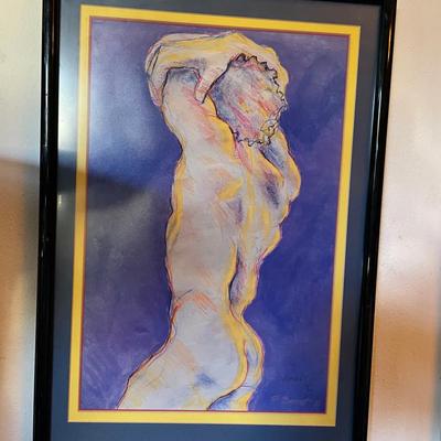 D. Barnett Signed Framed Print 14/20 