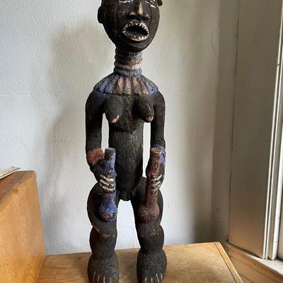 Carved Wooden African Tribal Style Figure