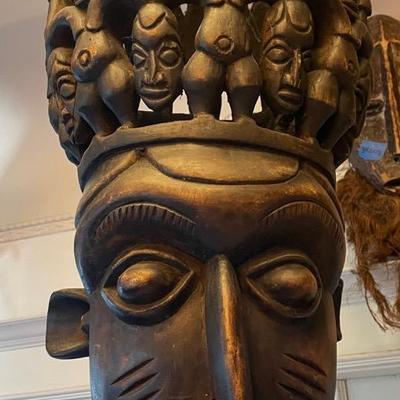 Bamun Royal Ancestral Headdress Mask – Cameroon