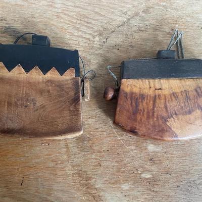 Traditional Wooden Tongal Tobacco or Betel Boxes