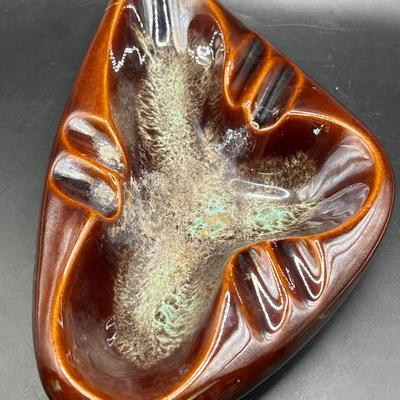 Gorgeous Glazed Ashtray — 10”