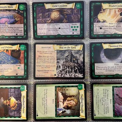 (9) Harry Potter Cards — ft. Silver Unicorn Horn Holo 2002 WOTC