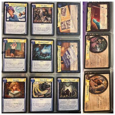 (12) Harry Potter Cards — ft. 2001 WOTC Bluebell Flames & Rope Bind