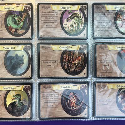 (9) Harry Potter Cards — ft. River Troll Holo 2002 Wizards