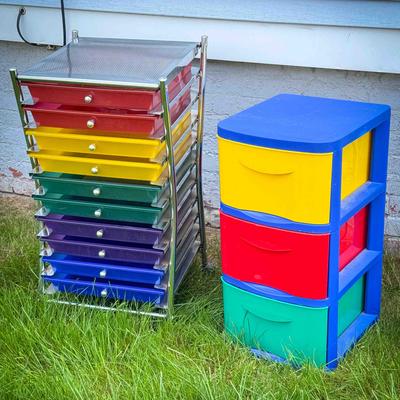 (2) Rainbow Storage Units