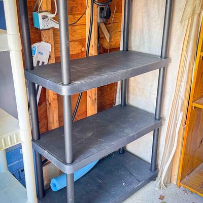 Black Plastic Shelf
