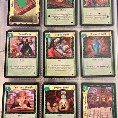 (9) Harry Potter Cards — ft. Sleeping Potion WOTC 2002