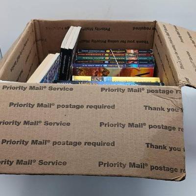 Box Of (9) Warriors Books, (3) Scary Stories Books, & (2) Wayside School Books