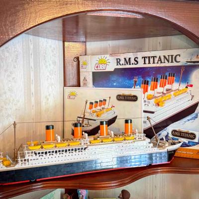 24” COBI "R.M.S Titanic" Figure & Iceberg
