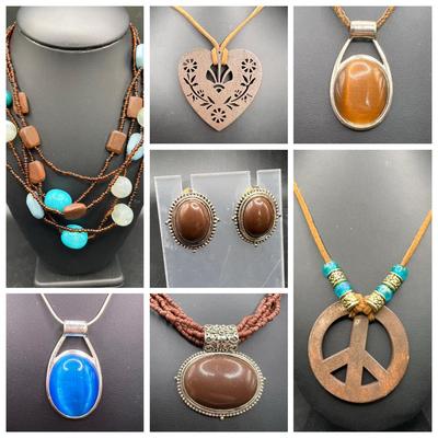 Costume Jewelry featuring Bold Pendants