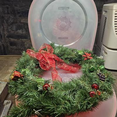 (2) Christmas Wreaths 
